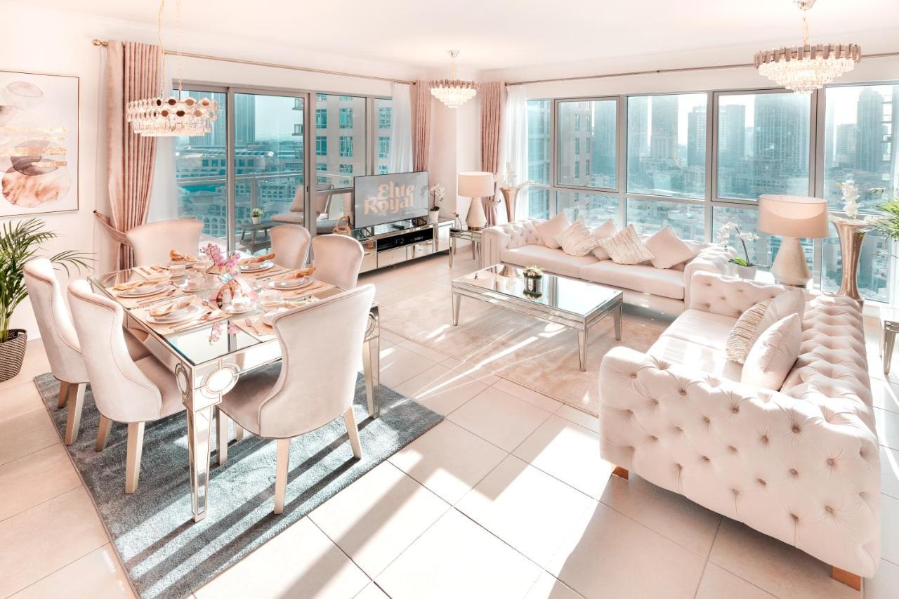 Elite Royal Apartment - Full Burj Khalifa & Fountain View - Ruby Dubai Esterno foto